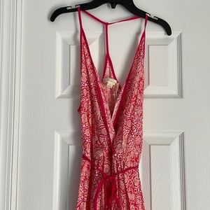 Lovestitch Size Small Pink Maxi Dress